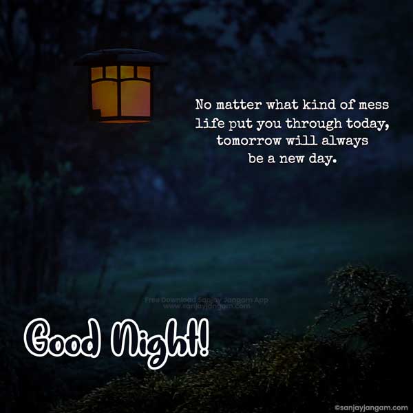 good night wishes in english