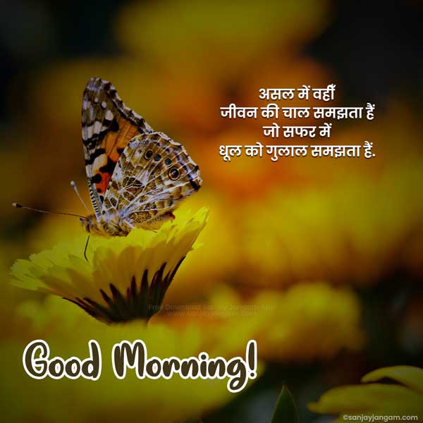 good morning wishes in hindi text