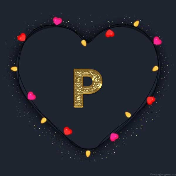 p letter dp for whatsapp