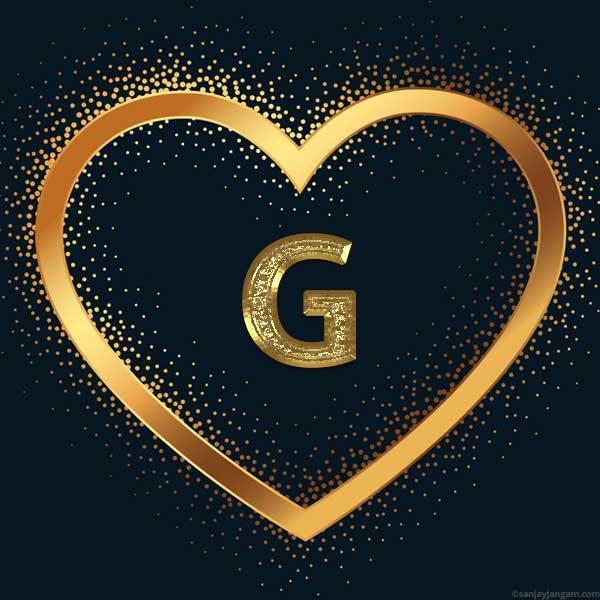 stylish g letter dp