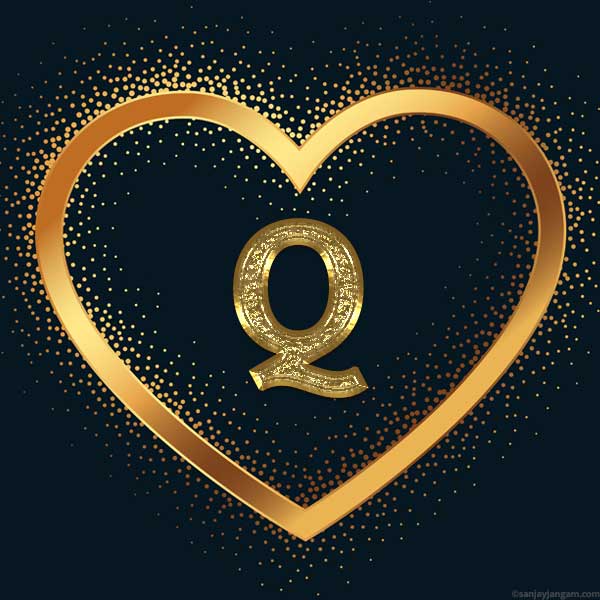 stylish q letter dp