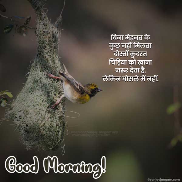 gm wishes in hindi