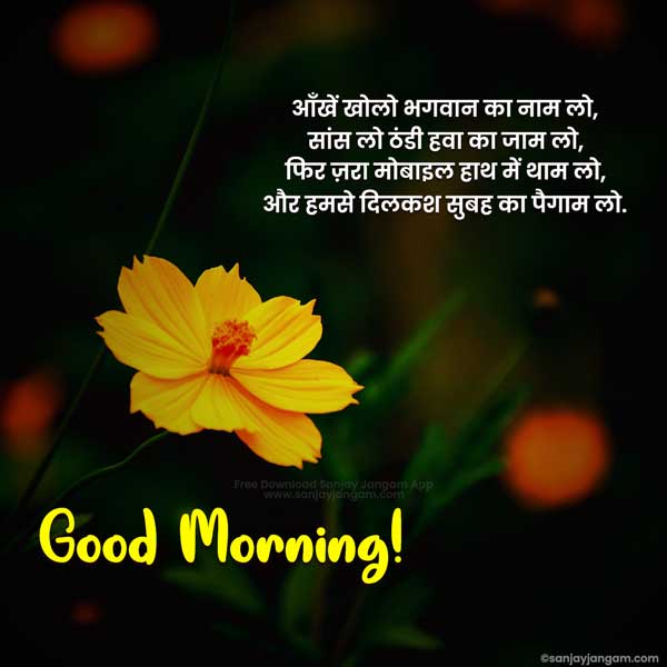 good morning quotes in hindi