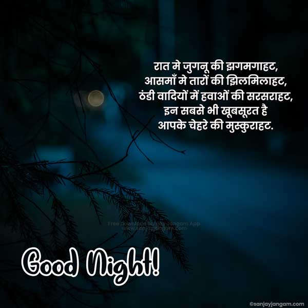 heart touching good night quotes in hindi