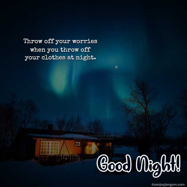 meaningful good night quotes in english