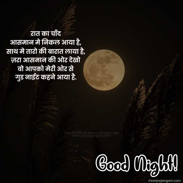 night quotes in hindi