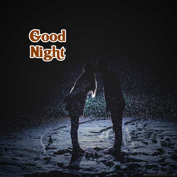 good night couple images